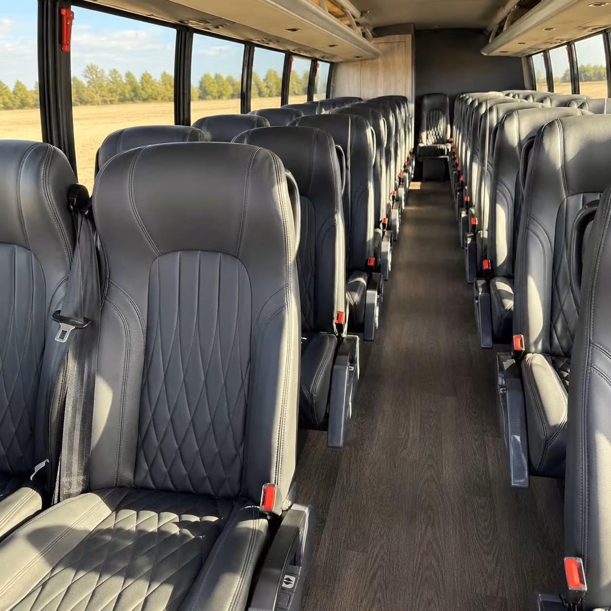 28 passenger minibus inside
