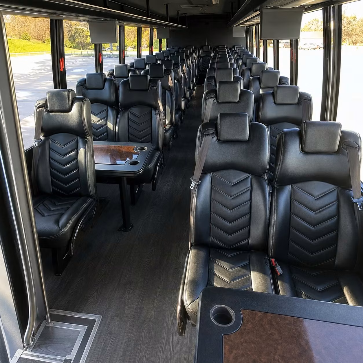 28 passenger minibus interior