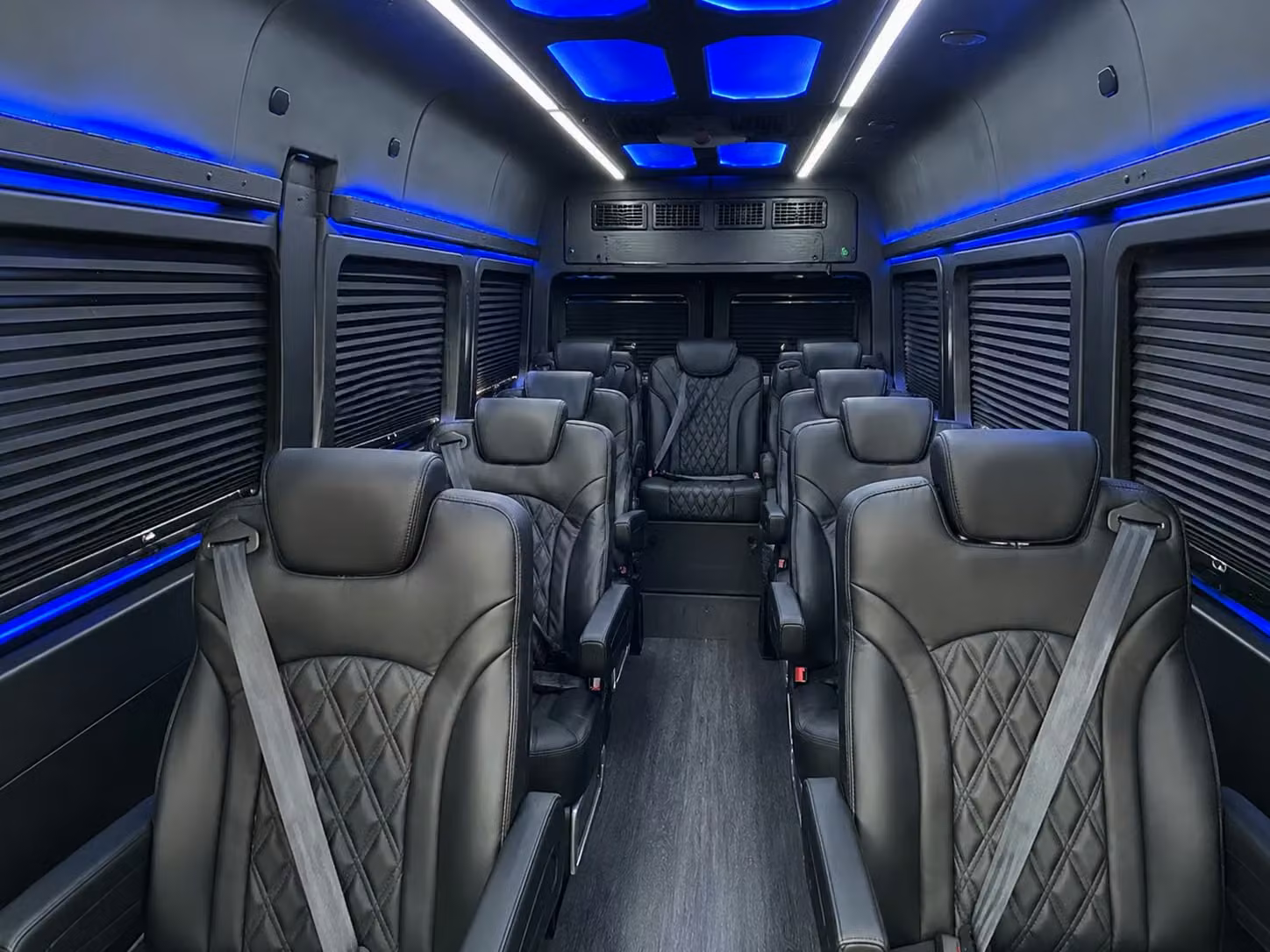 sprinter van with driver inside